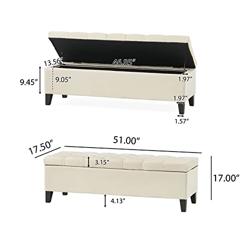 Ottilie Velvet Storage Ottoman