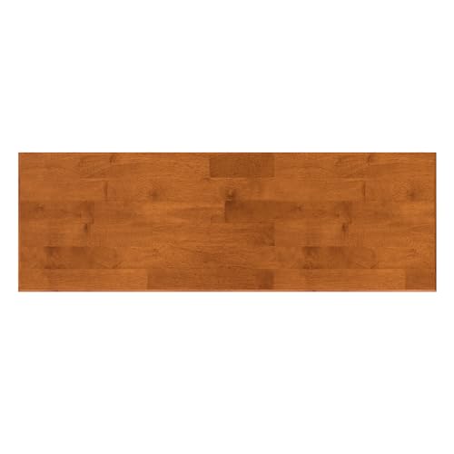 Draper 54" Wide Solid Wood TV Stand in Teak Brown