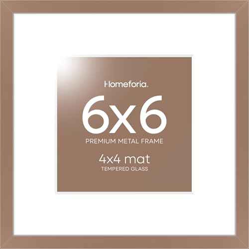 6x6 Mocha Picture Frame