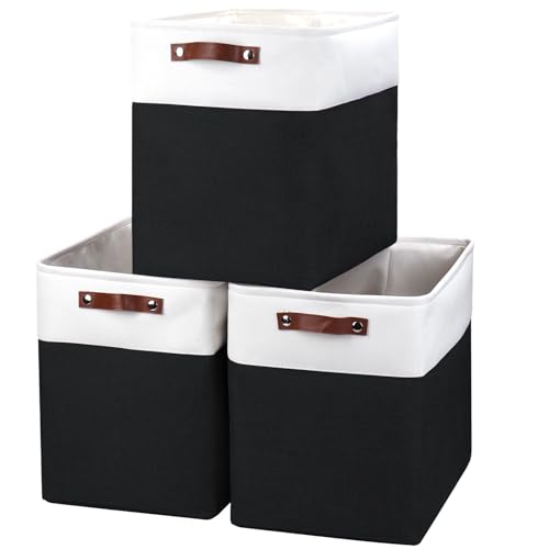 Large Fabric Storage Baskets (3 Count)