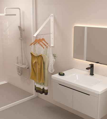 Clothes Drying Rack Wall Mounted (2 Count)