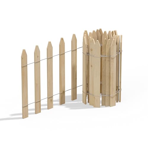 Cedar Wood Garden Picket Fence 16" H x 8' L (21.33 Sq Ft)