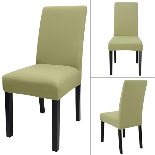 Sage Green Chair Covers for Dining Room Set of 4