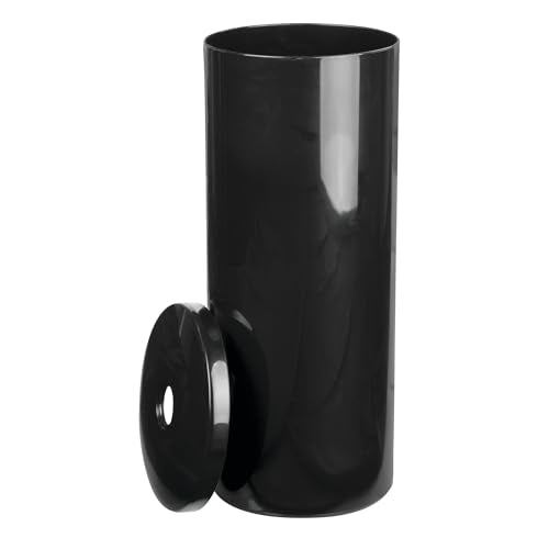 Freestanding Toilet Paper Canister with Lid (3 Count)