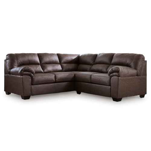 2 Piece Faux Leather Sectional Sofa