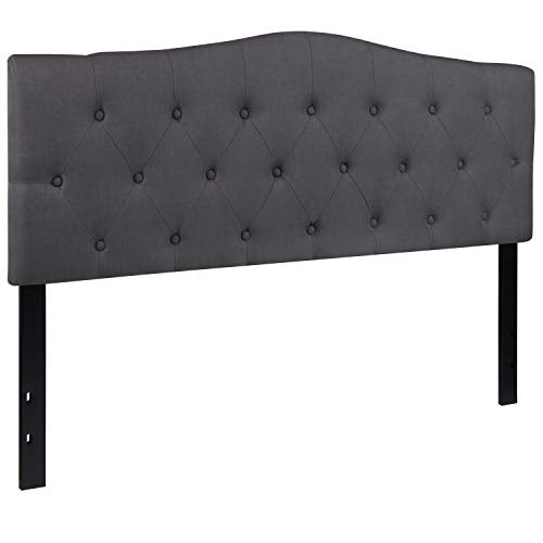 Queen Tufted Fabric Headboard