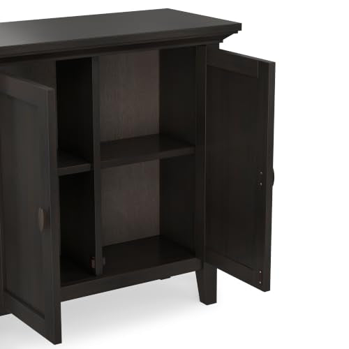 Redmond 32" Wide Solid Wood Cabinet in Hickory Brown