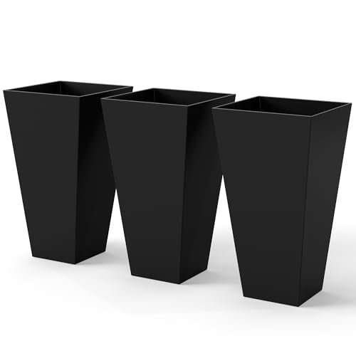 28 in Tall Planters for Outdoor Plants (3 Count)