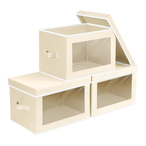 Storage Bins with Lids (3 Count)