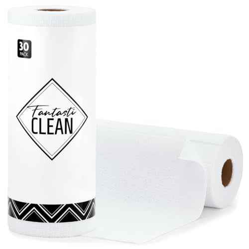 Microfiber Cleaning Cloth Roll (30 Count)
