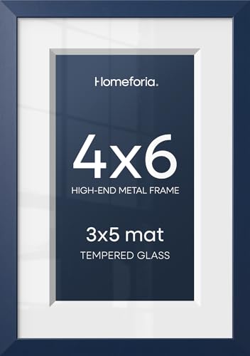 4x6 Blue Picture Frame