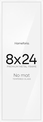 8x24 White Panoramic Picture Frame