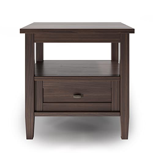 Warm Shaker 20" End Tables in Warm Walnut Brown