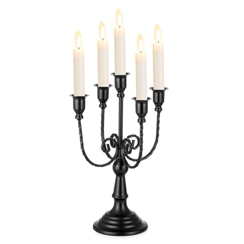 Black Candelabra Candle Holder