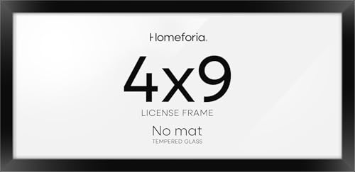 4x9 Black Business License Frame (3 Count)