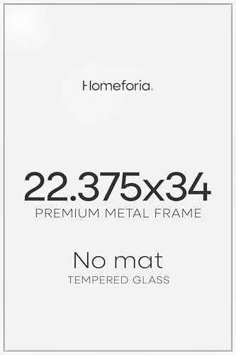 22.375x34 White Puzzle Poster Frame