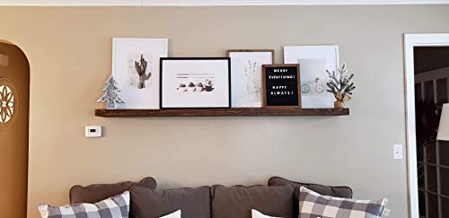 60 Inch Wooden Floating Shelves for Wall