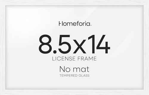8.5x14 Black Oak Marriage License Frame (2 Count)