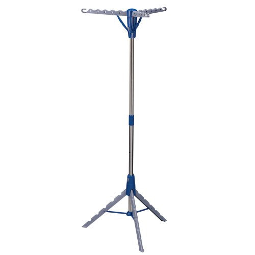 5009 1 Collapsible Portable Indoor Tripod Clothes Drying Rack for Hanging Laundry