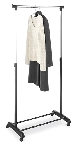 Adjustable Garment Rack with Wheels