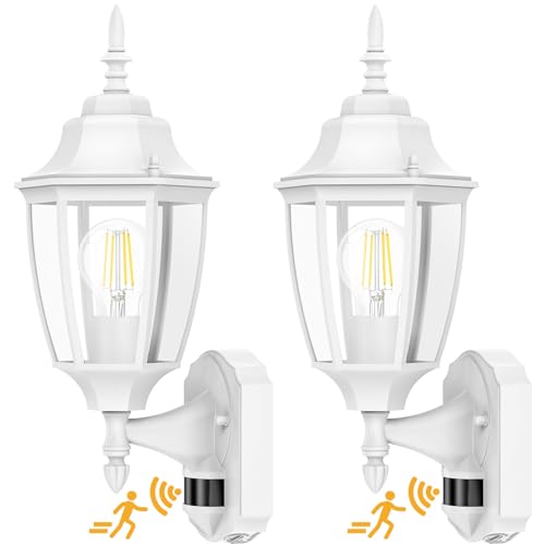 Motion Sensor Outdoor Wall Lights Fixtures (2 Count)