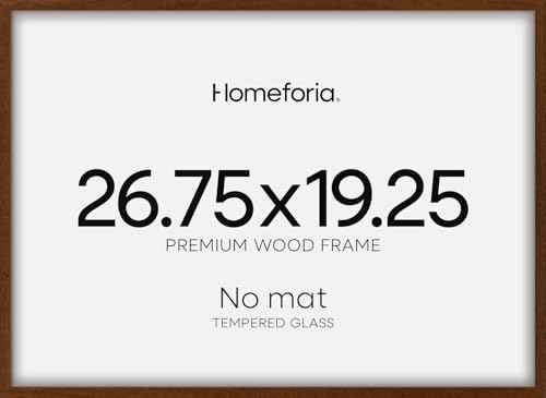 26.75x19.25 Brown Oak Puzzle Picture Frame (2 Count)