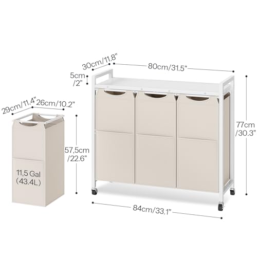 Laundry Sorter 3 Section