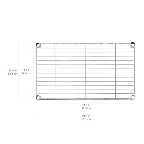 4 Shelf Adjustable Storage Shelving Unit for Garage