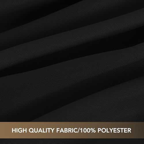 Black Rectangle Tablecloths for 8 Foot Tables (8 Count)