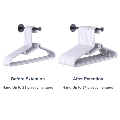 4 Pack Retractable Hanger Holder for Laundry Room (4.49 Count)