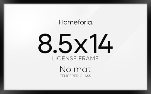 8.5x14 Black Marriage License Frame (2 Count)