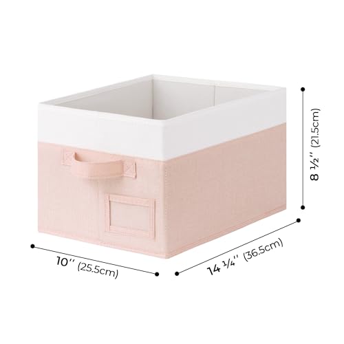 Closet Shelf Baskets with Label (3 Count)