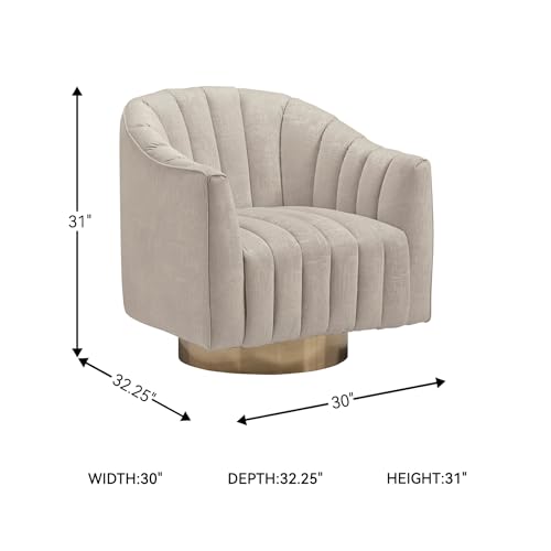 Swivel Barrel Accent Chair
