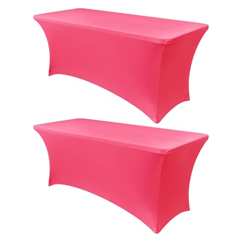 6ft Stretch Spandex Table Cover (2 Count)