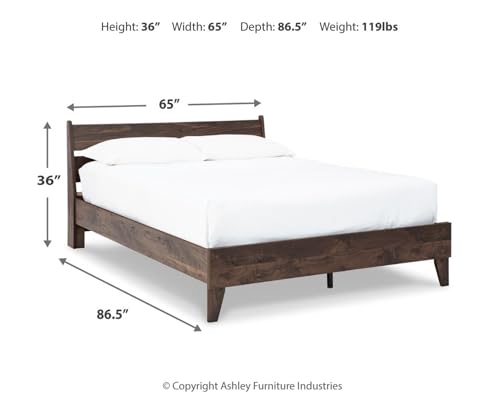 Calverson Queen Size Bed Frame with Headboard
