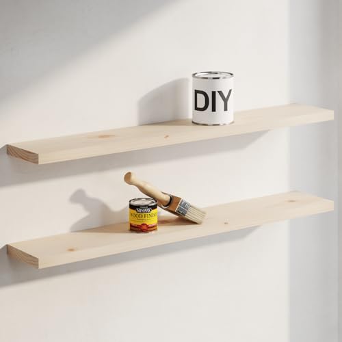 48 Inch DIY Floating Shelves (3 Count)