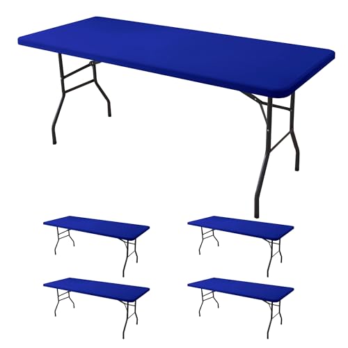 Spandex 6ft Table Cover Fitted (4 Count)