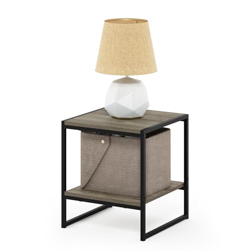 CAMNUS 2 Tier Metal Frame Side Table