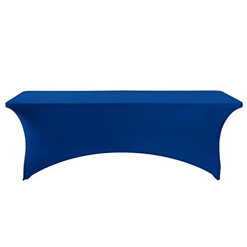 2Pack Spandex Table Cover for 8FT or 4ft or 6ft Table Universal Fitted Stretch Tablecloth for Party (2 Count)