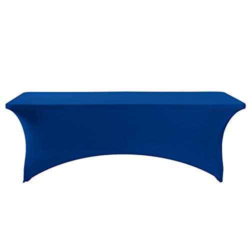 2Pack Spandex Table Cover for 6Ft or 4fT or 8ft Table Universal Fitted Stretch Tablecloth for Party (2 Count)