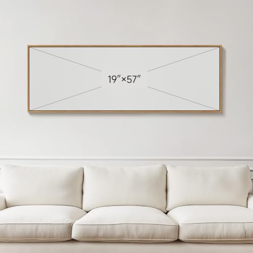 Large Framed Neutral Abstract Wall Art for Living Room