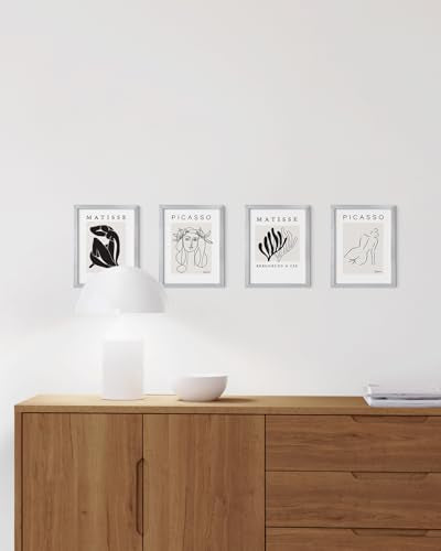 6x8 Silver Metal Picture Frames