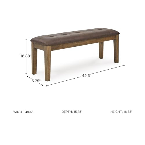 1 Piece Upholstered Dining Bench