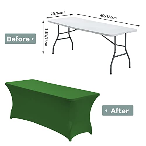 4FT Spandex Fitted Tablecloth