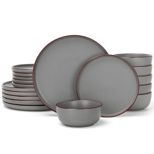 Mercury 18 Piece Stoneware Dinnerware Set