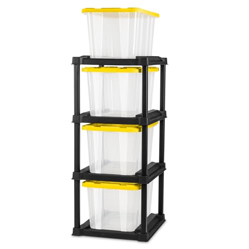 4 Tier Tote Rack & 4 (5 Count)