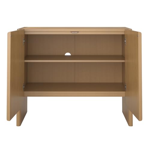Jacala Mid Century Modern Media Console Cabinet or TV Stand (3 Count)