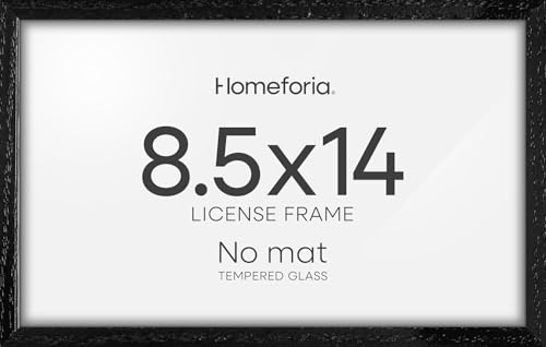 8.5x14 White Oak Marriage License Frame (3 Count)
