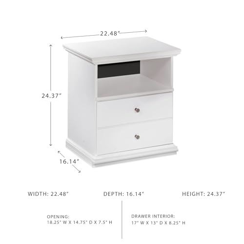 Bostwick Shoals Children's Traditional 1 Drawer Nightstand with 1 Storage Cubby