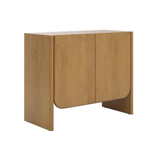 Jacala Mid Century Modern Entryway Storage Cabinet with Doors